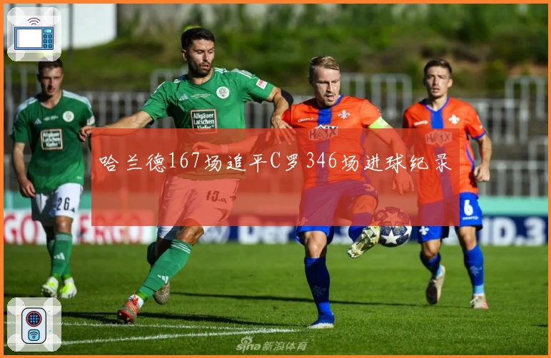 哈兰德167场追平C罗346场进球纪录